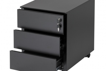 Rolblok H54xB42xD58 cm. 3 laden.
Metalen rolblok in de kleur: antraciet, zwart, aluminium of lichtgrijs
Voorzien van slot (2 sleutels bijgeleverd)
