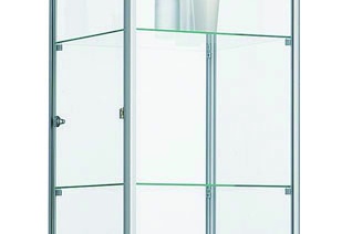 Vitrinekast 200x40x40cm.